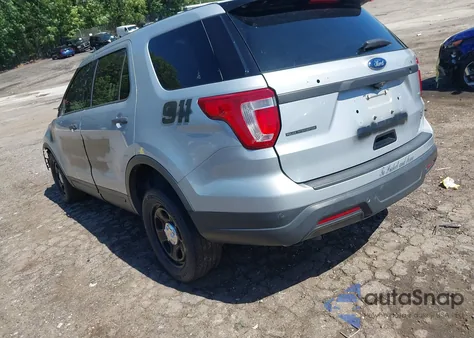 2018 Ford Police Interceptor from USA, damaged, VIN 1FM5K8AR7JGC75896